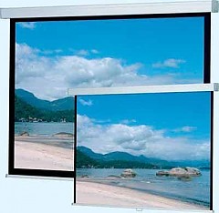 WS-P-ProScreen-Rollo, 1:1 230x230cm BE/BL 1,0 Gain / Mattweiss