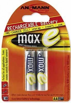 maxE Mignon Accu 2.100 mAh Blister(2Pezzo)