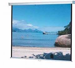 WS-P-ClassicScreen-Rollo, 1:1 173x173cm BE/BL 1,0 Gain / Mattweiss