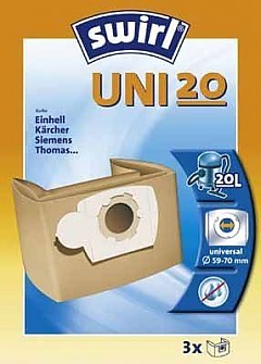 UNI 20 Staubfilterbeutel Promopack(3Pezzo)