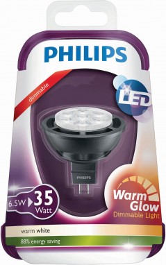 LED WarmGlow 6,5W (35W) GU5,3 WW 12V 36D D