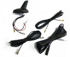 Antenne Haiflosse, UKW, GPS, Tel., 3 Kabel  4,5 m