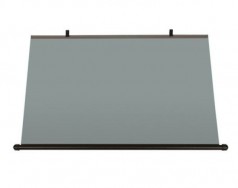 Sonnenschutzrollo 120cm, grau, PVC