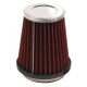 Lampa Sport-Luftfilter AF-2, kegelform, inkl. Universal-Adapterset